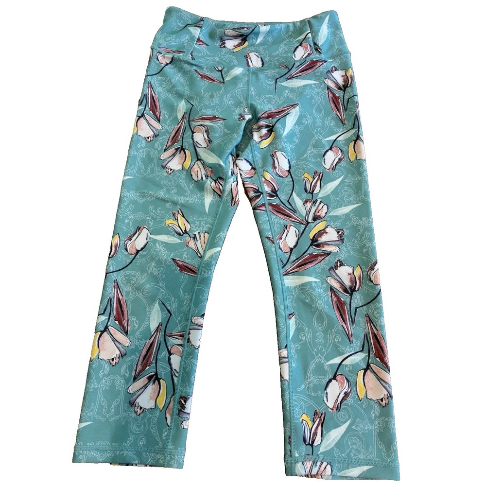CALIA Carrie Underwood Athletic Leggings Tulip Blue Sz S Athleisure Cottagecore